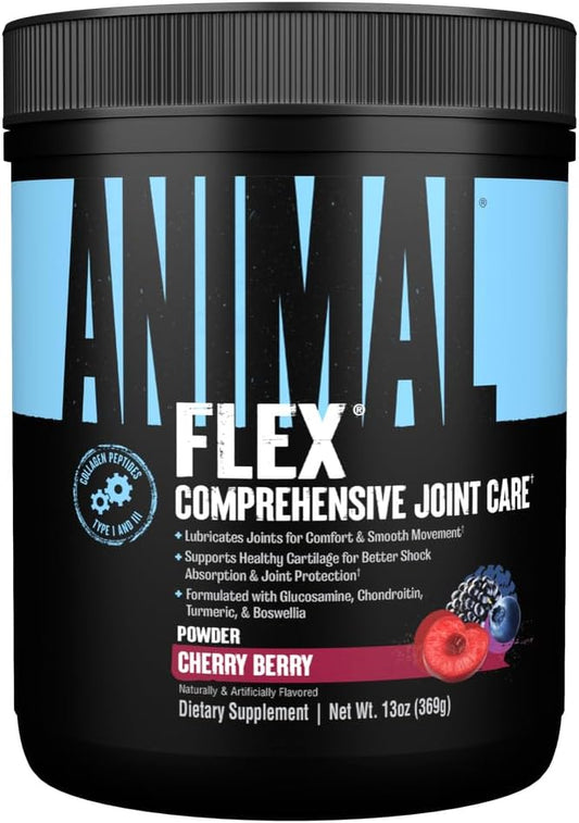 animal-flex-powder---cherry-flavored-joint-support-supplement-with-turmeric-glucosamine-chondroitin-msm-collagen-and-boswellia-for-muscle-pain-relief-and-repair---30-scoops-1