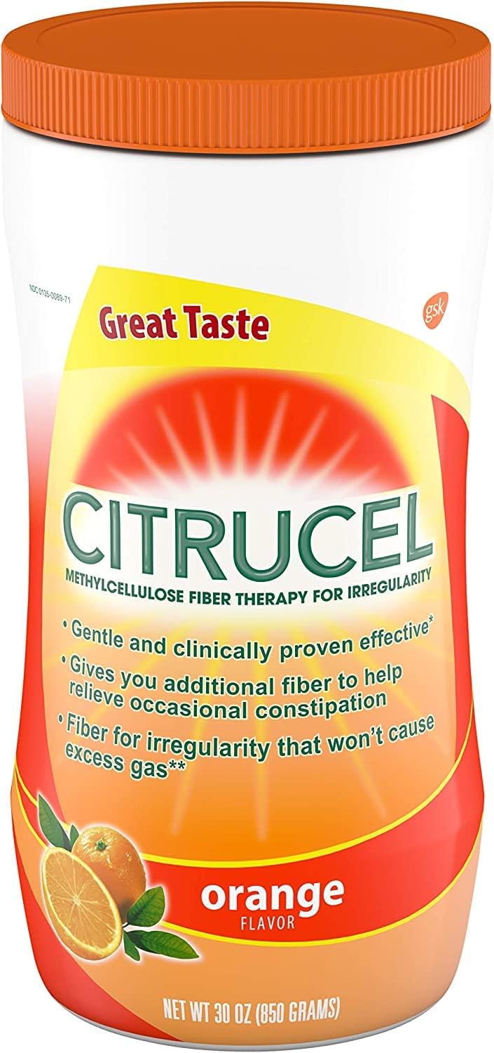 citrucel-powder-orange-flavor-30-oz---pack-of-4---digestive-health-supplement-with-natural-orange-flavor-5