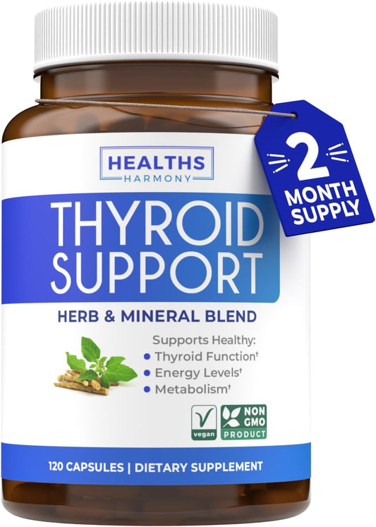 thyroid-support-capsules-with-iodine-for-energy-boost---non-gmo-formula-with-ashwagandha-zinc-selenium-vitamin-b12---health-supplement-for-men-and-women---60-day-supply-1