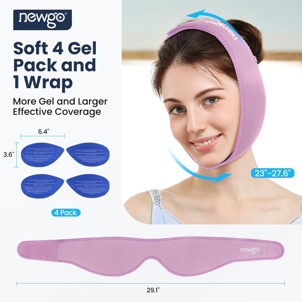 purple-jaw-ice-pack-with-4-hot-cold-therapy-gel-packs-for-oral-pain-relief---ideal-for-wisdom-teeth-tmj-chin-facial-surgery-tooth-extraction---head-wrap-for-face-3