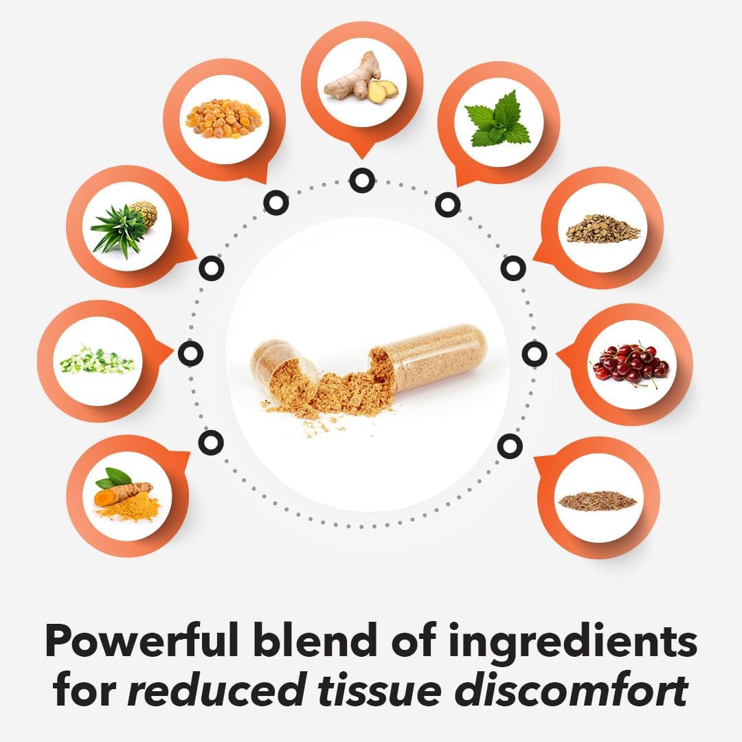 Inflamma-X Inflammation Support Supplement with Turmeric, Boswellia, and Bromelain - Reduces Aches, Discomfort, Swelling - 60 Capsules - Espot.com.au