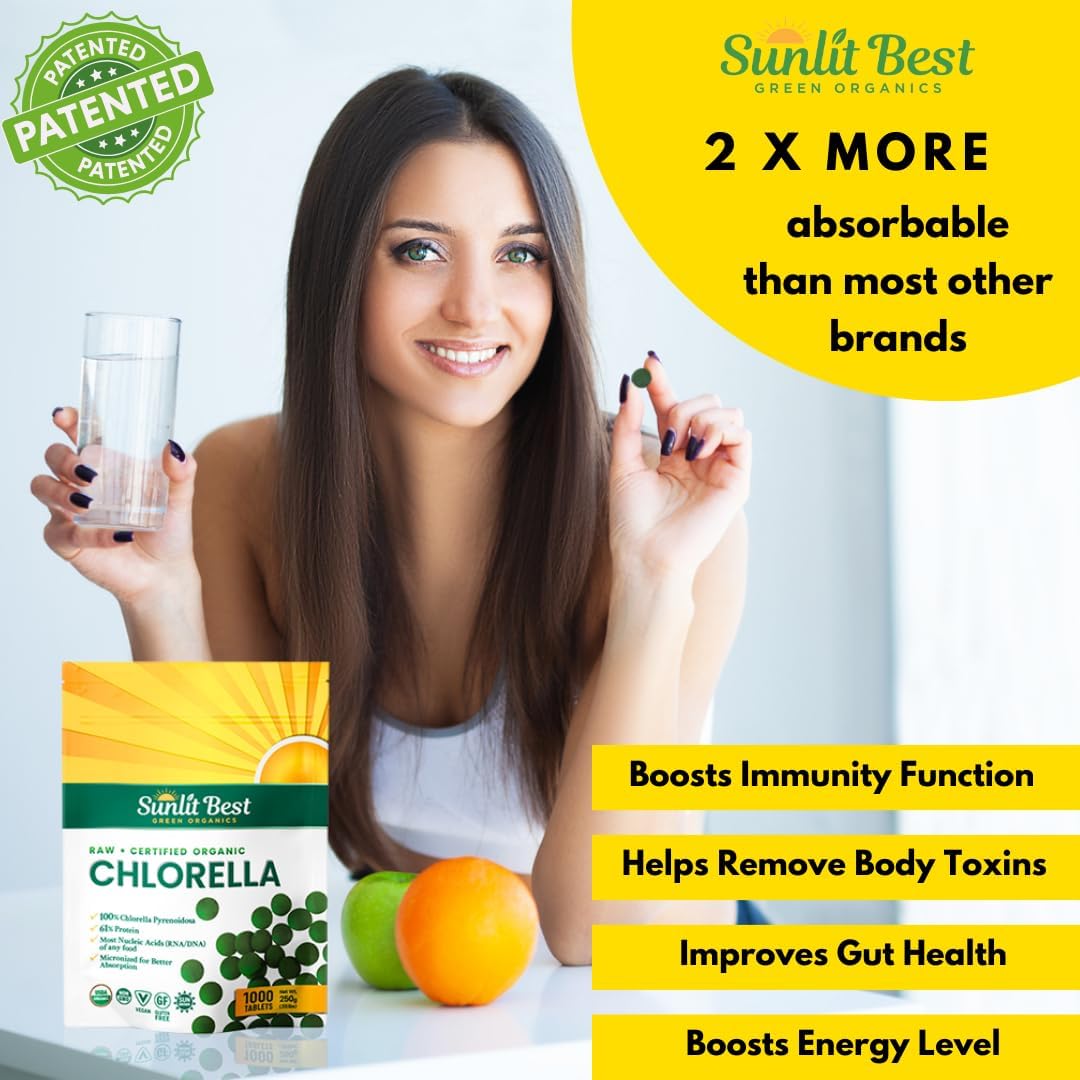organic-sunlit-chlorella-tablets-mega-pack---1000-tablets-raw-non-gmo-pure-chlorella-pyrensoidosa-superfood-with-high-protein-chlorophyll-no-preservatives---2-pack-2