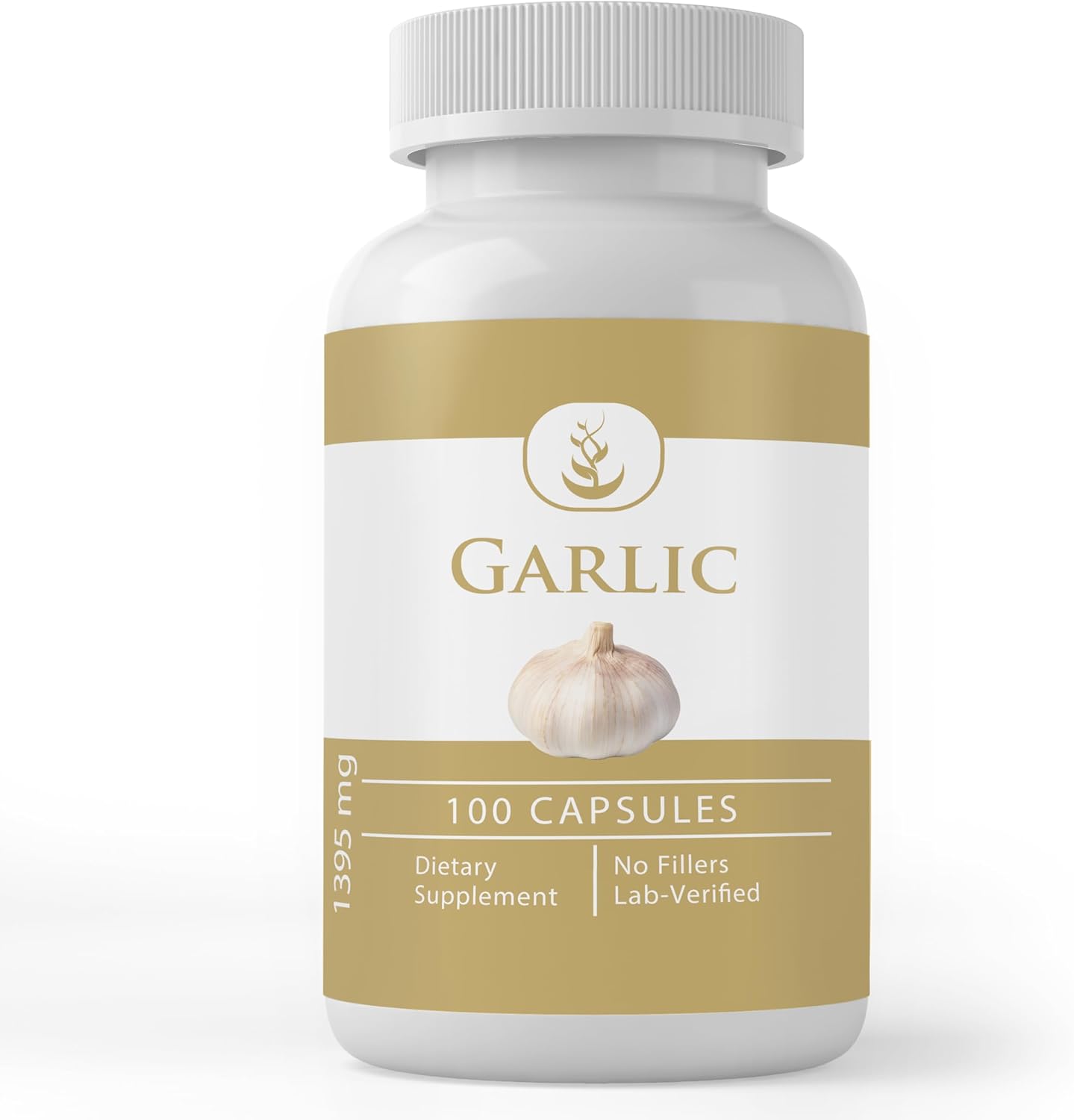 100 Garlic Capsules - Pure Ingredients, No Additives or Fillers - Lab Verified Quality - Espot.com.au