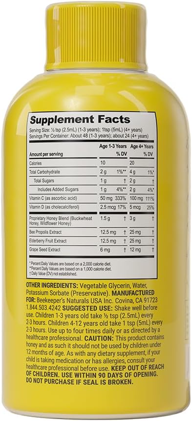 kids-beekeepers-naturals-propolis-honey-cough-syrup-with-elderberry-vitamin-c-vitamin-d-and-raw-honey---immune-boost---throat-soothing---4-oz-7