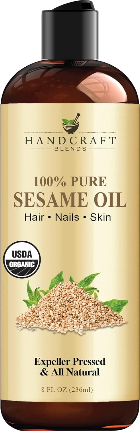 organic-sesame-oil---8-fl-oz---premium-grade-carrier-oil-for-skin-and-hair---100-pure-and-natural---handcrafted-blend---ideal-for-massage---expeller-pressed-and-hexane-free-1