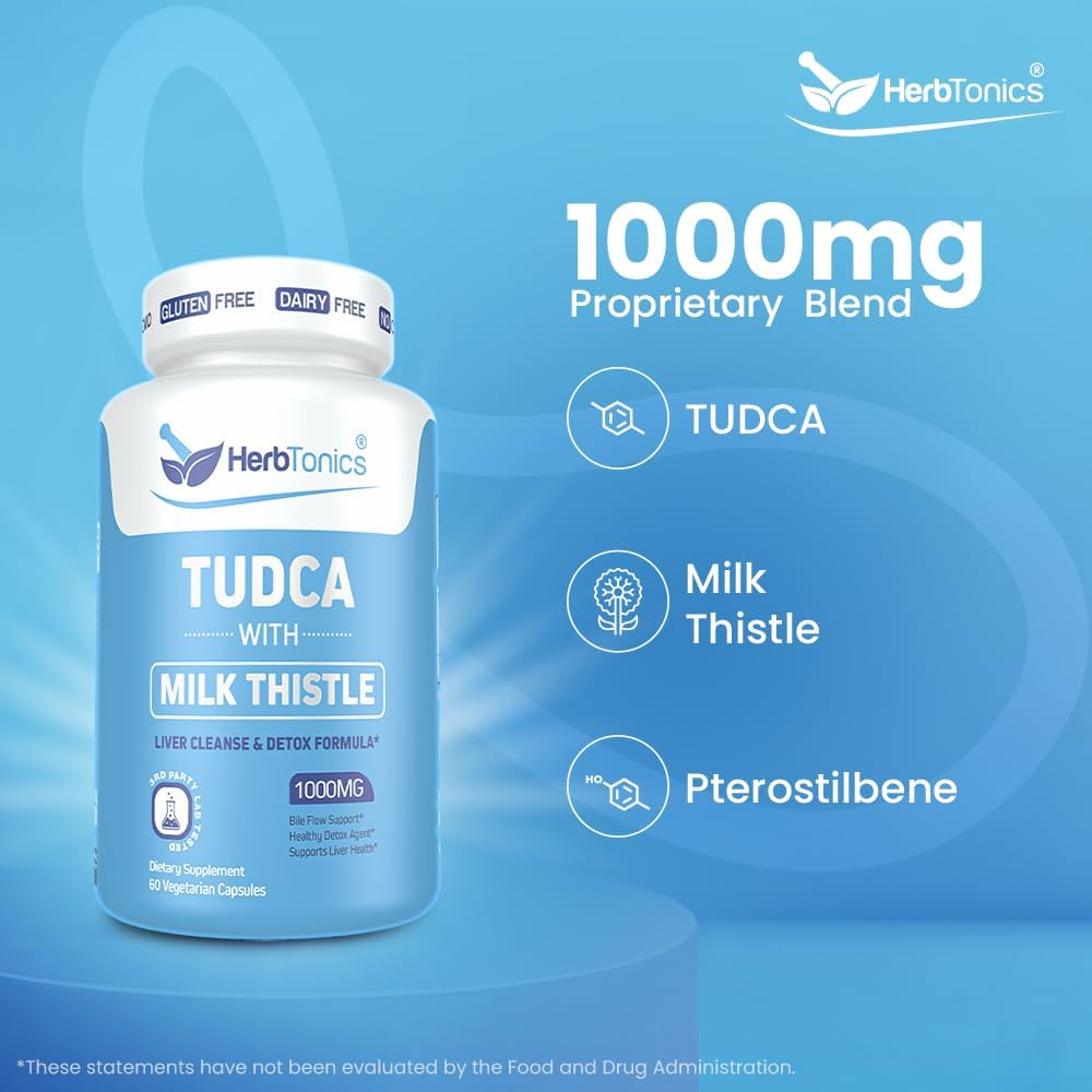 herbtonics-tudca-milk-thistle-1000mg-capsules-for-liver-cleanse-and-detox-with-gallbladder-support-and-pterostilbene---60-vegan-capsules-2