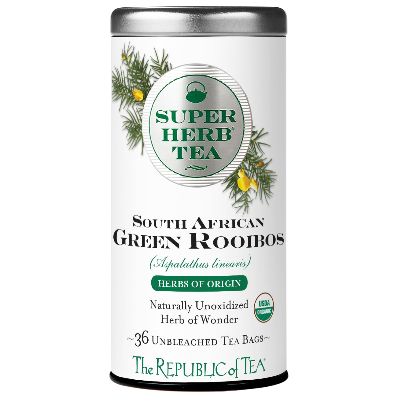 organic-south-african-green-rooibos-superherb-tea-tin---36-herbal-tea-bags---caffeine-free---the-republic-of-tea-1