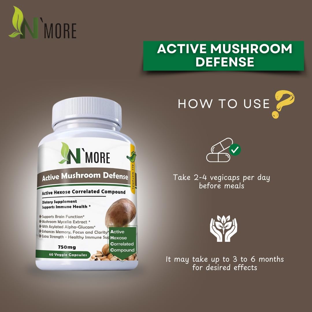 immune-health-support-nmore-n-more-six-active-mushroom-defense-supplement---60-veggie-capsules-750mg-6