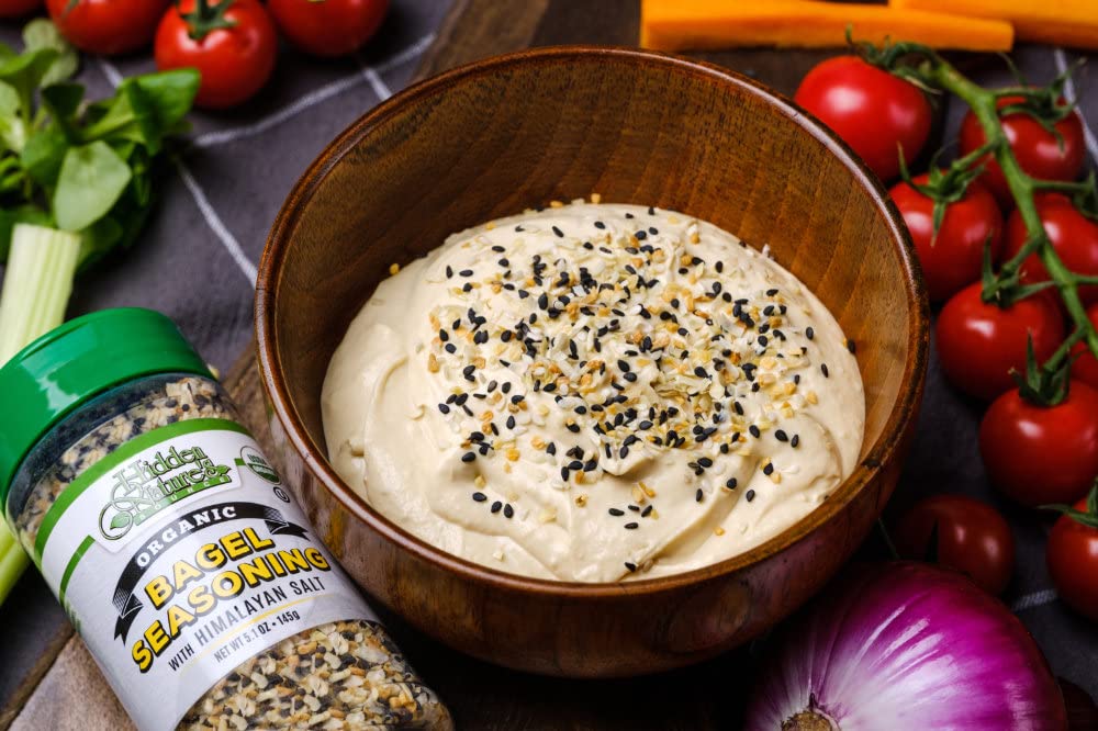 organic-everything-bagel-seasoning-blend-with-himalayan-sea-salt-sesame-poppy-seeds-garlic-onion---kosher-toppings-spices-51oz-5