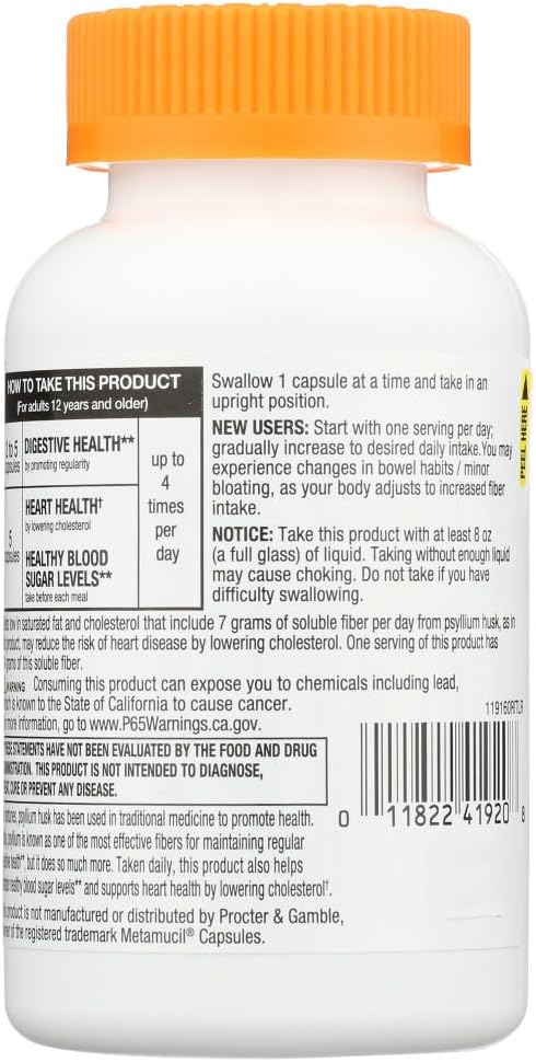 rite-aid-psyllium-fiber-capsules---160-count---natural-supplement-for-constipation-relief---promotes-digestive-health-and-regularity-3