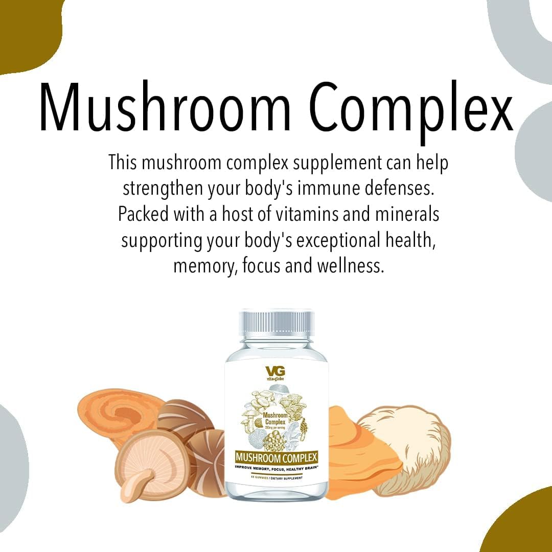vitaglobe-mushroom-complex-gummy---immune-defense-energy-brain-health-support-vitamin-supplement---60-count-6