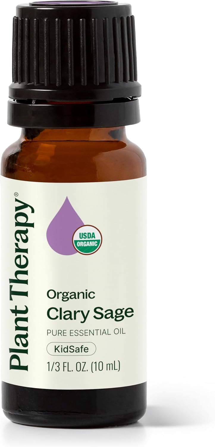 organic-clary-sage-essential-oil---10-ml-13-oz---100-pure-natural---aromatherapy-therapeutic-grade-1