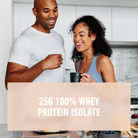 Isopure Zero Carb Whey Isolate Protein Powder - Unflavored, Lactose & Gluten Free, 25g Protein, 4.5 Lbs - 50 Servings, with Vitamins - Espot.com.au