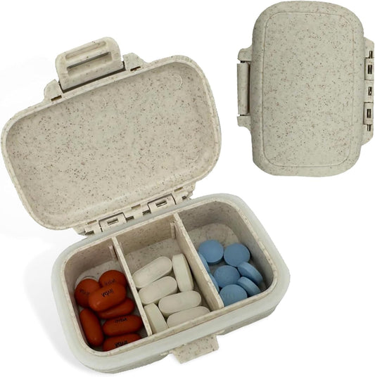 white-yourrx-travel-pill-organizer-with-3-compartments---durable-and-watertight-pill-case-for-vitamins-supplements-and-medicine---compact-travel-pill-container-for-purse-1