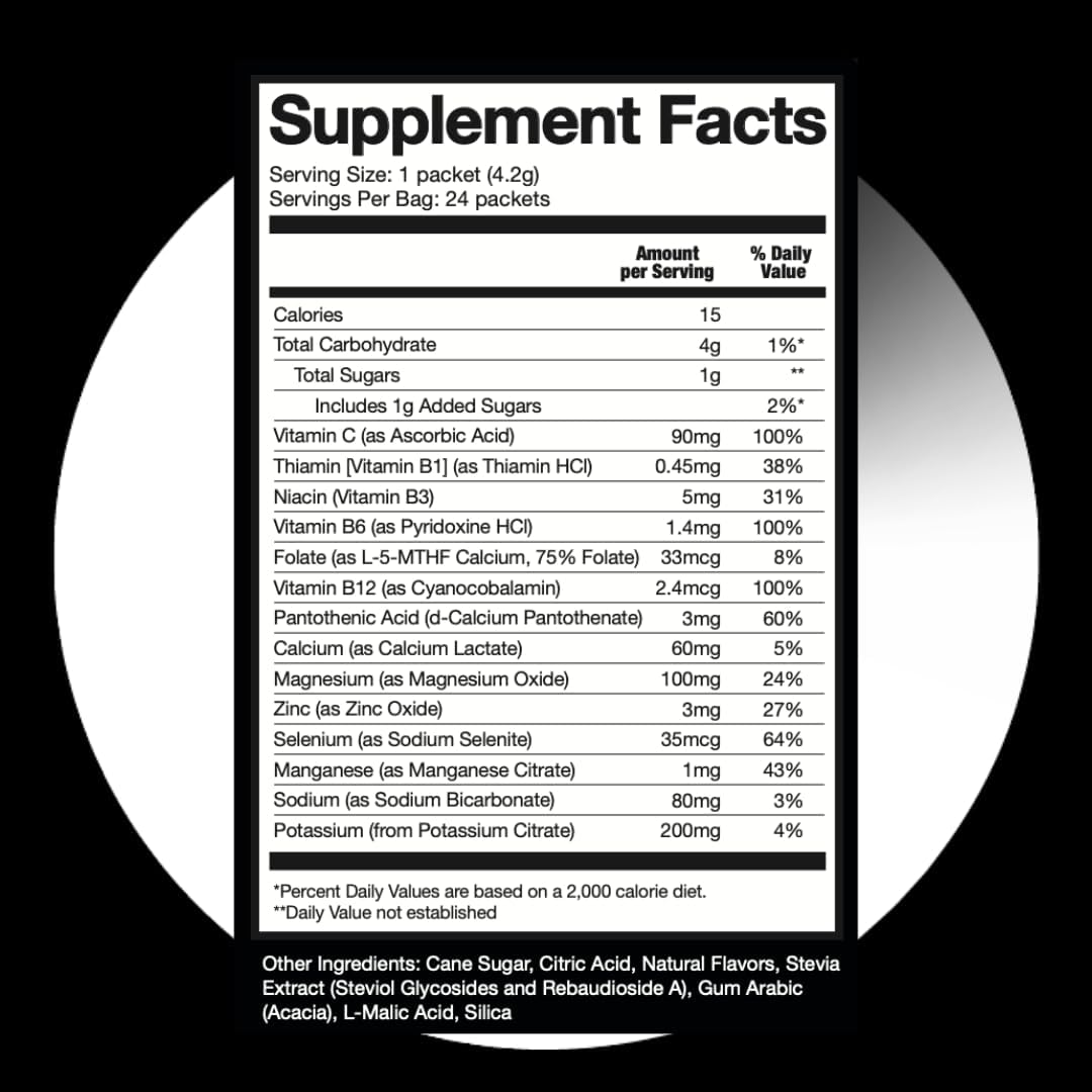 organic-peach-electrolyte-powder-packets---24-servings-low-sugar-vegan-essential-vitamins-minerals-halo-sport-hydration-3
