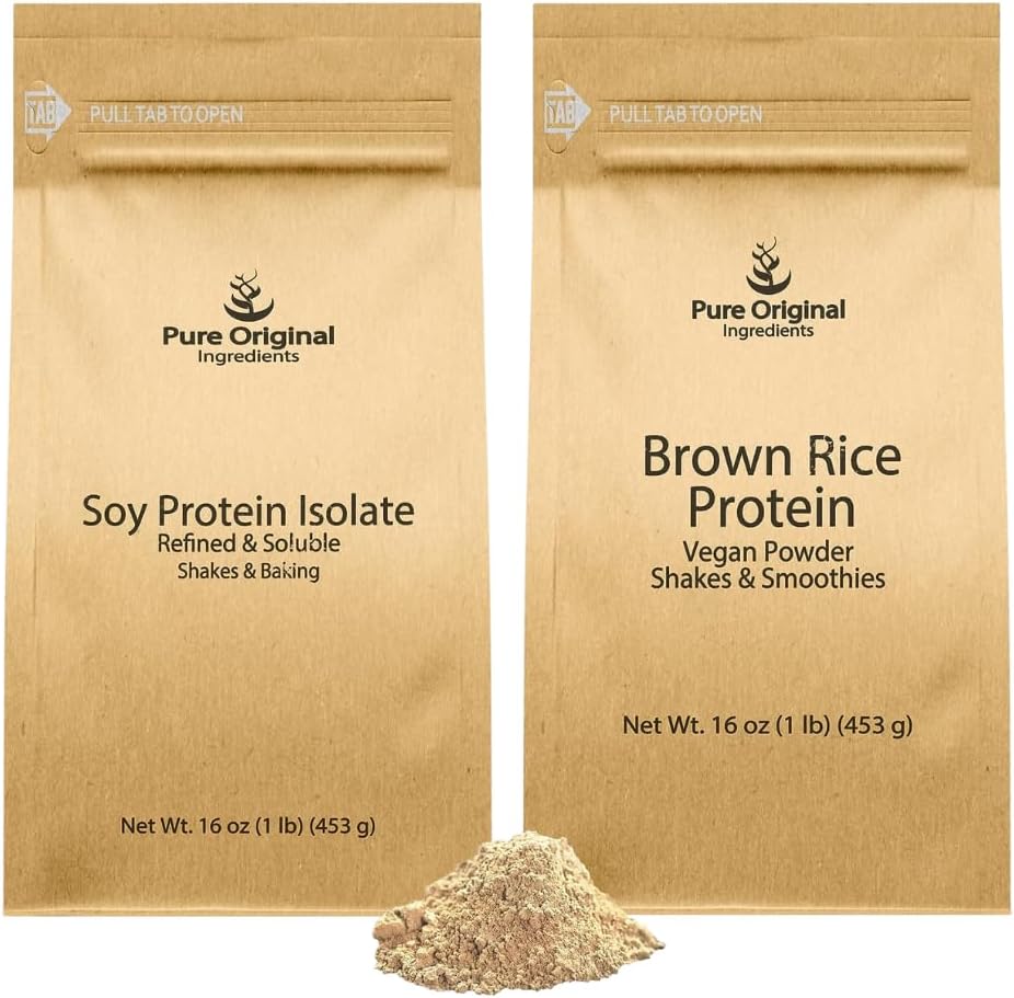organic-brown-rice-protein-powder-and-soy-protein-isolate-bundle-1-lb-each-vegan-no-additives-plant-based-1