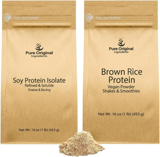 organic-brown-rice-protein-powder-and-soy-protein-isolate-bundle-1-lb-each-vegan-no-additives-plant-based-1