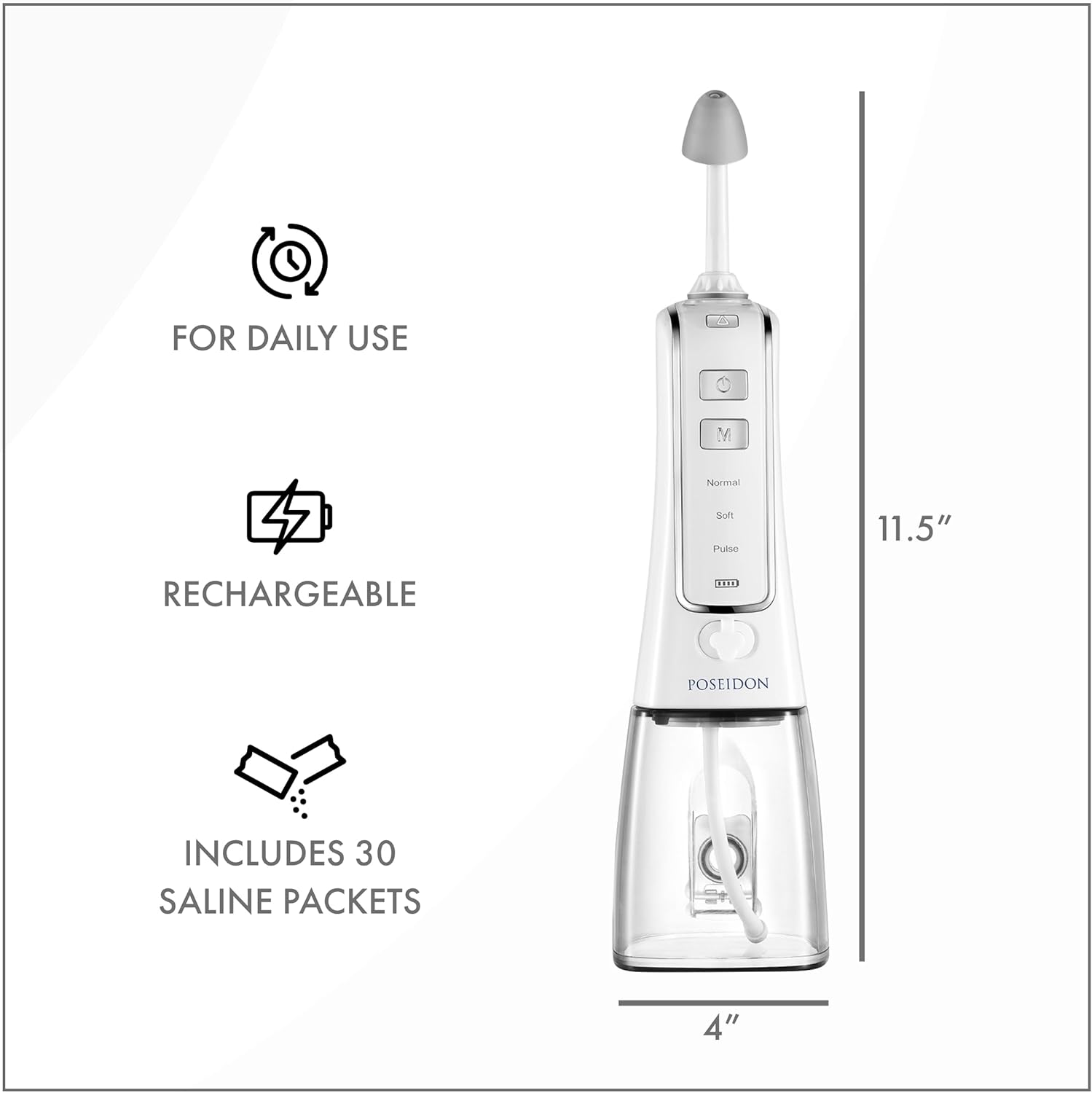 waterproof-nasal-irrigator-with-30-saline-packets-for-sinus-relief---nose-cleaner-aspirator-system---3-pressure-options---by-toilettree-products-5