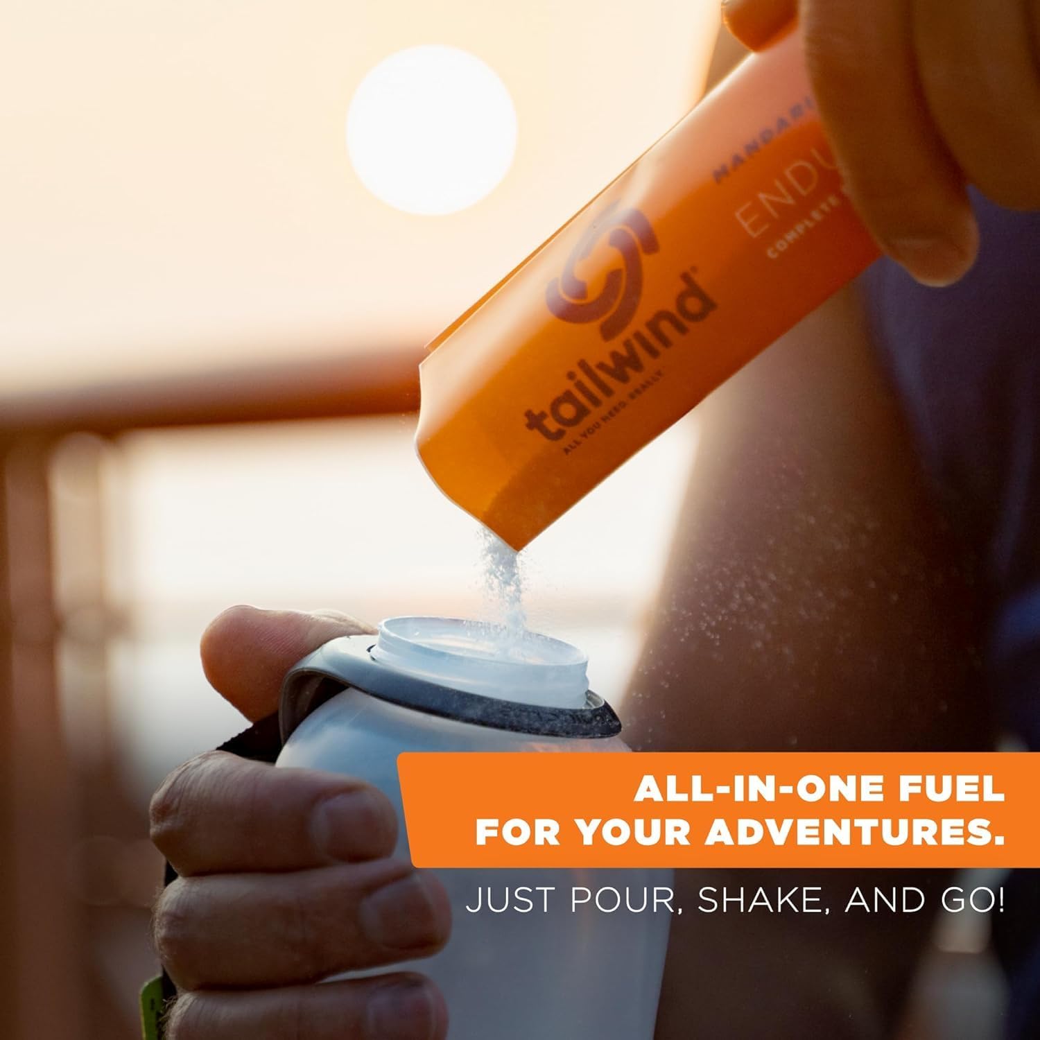 Tailwind Nutrition Endurance Fuel Powder - Gluten-Free & Vegan Sports Drink Mix with Electrolytes for Hydration, Mandarin Flavor, 50 Servings - Espot.com.au