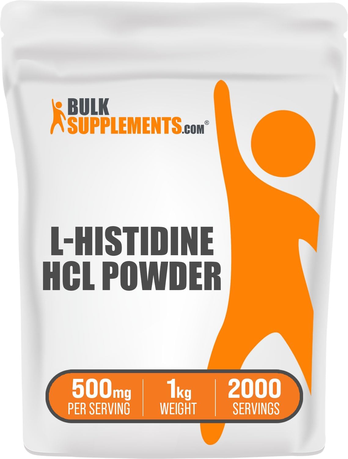 bulksupplementscom-l-histidine-hcl-powder---500mg-essential-amino-acid-supplement-gluten-free-1kg-22-lbs---pack-of-1-1