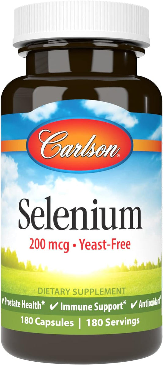 carlson-selenium-200-mcg-capsules-for-prostate-and-immune-health---yeast-free-antioxidant-supplement---180-count-1