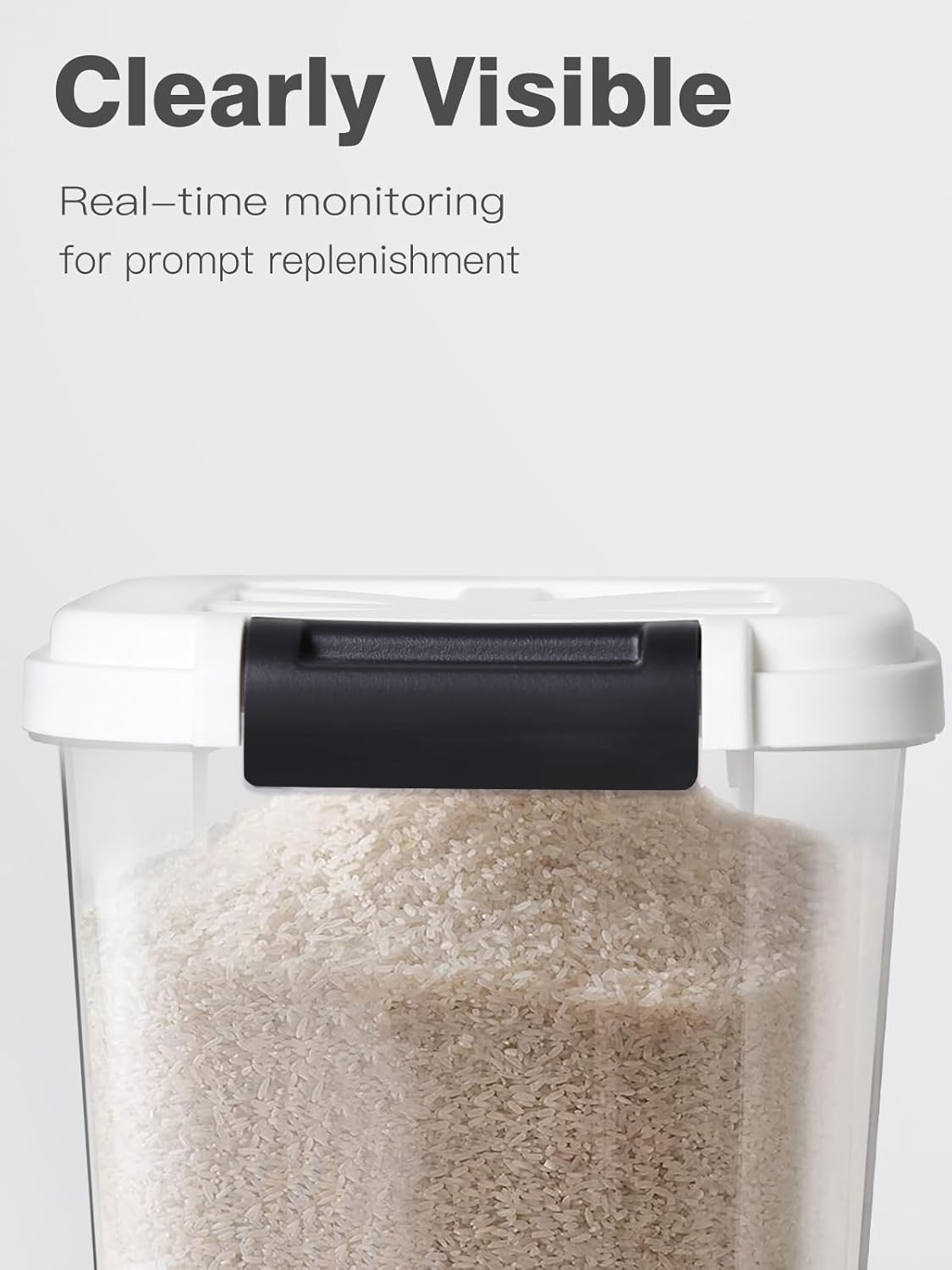 livlab-maker-rice-dispenser---50lbs-large-airtight-food-storage-container-with-lids-cereal-flour-storage-container-on-wheels---space-saving-flour-bin-and-rice-organizer-3