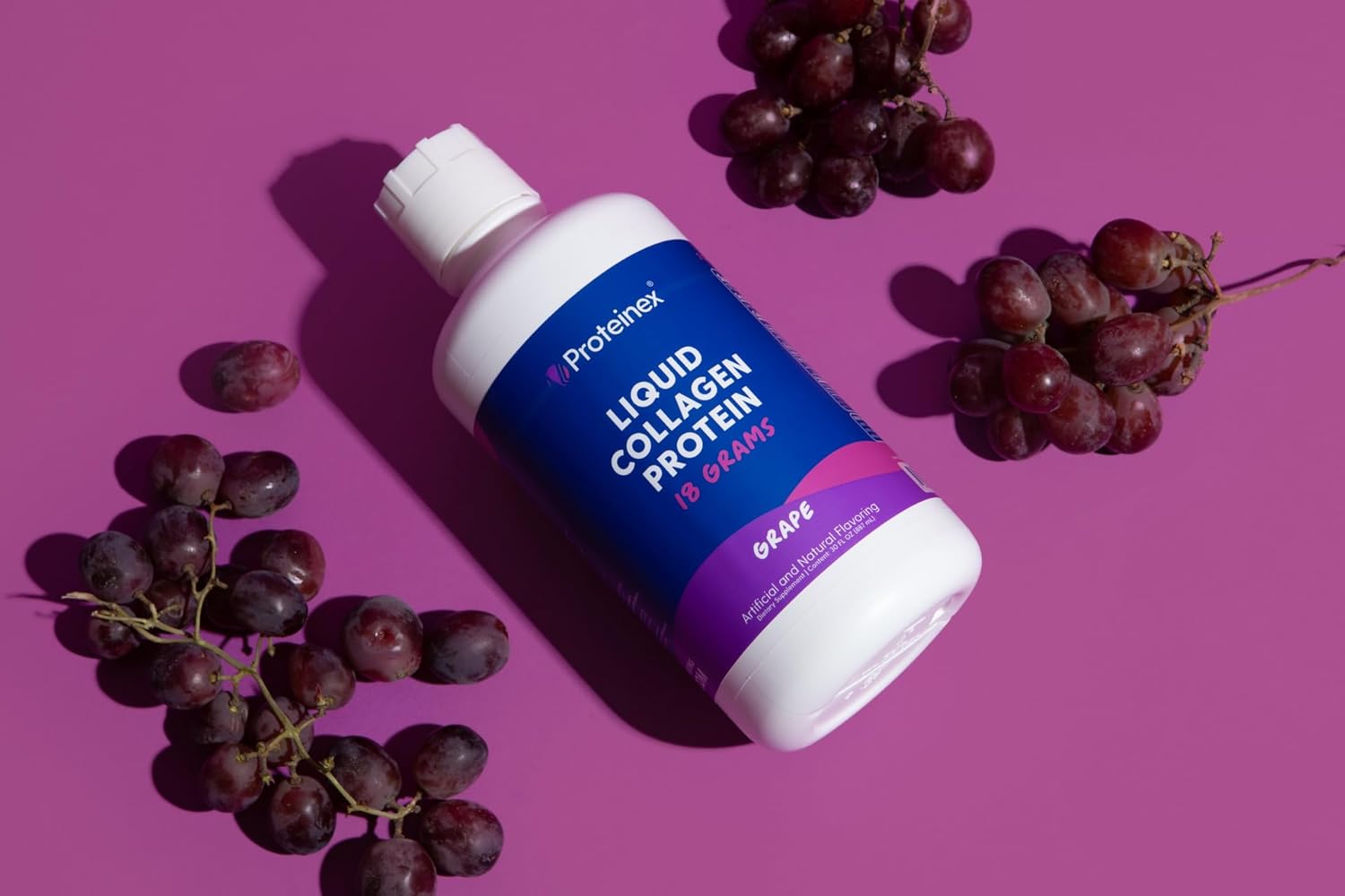 proteinex-liquid-collagen-hydrolized-supplement-for-women---grape-flavor-30-fl-oz-bottle-sugar-free-carb-free-for-adults-6