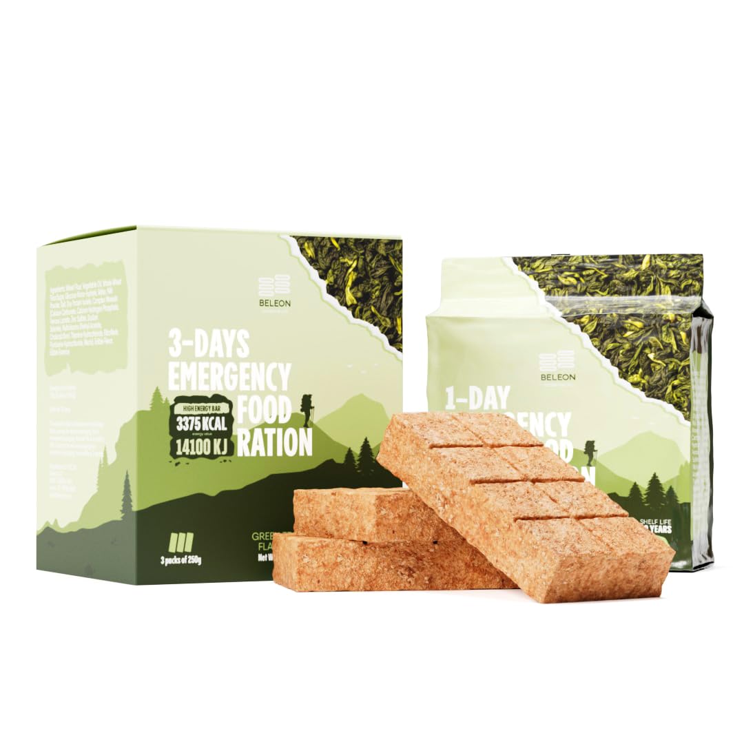 3-day-emergency-food-supply-with-green-tea-biscuit-bars---military-grade-mres-for-camping-hiking-and-survival---20-year-shelf-life---beleon-goods-for-life-1