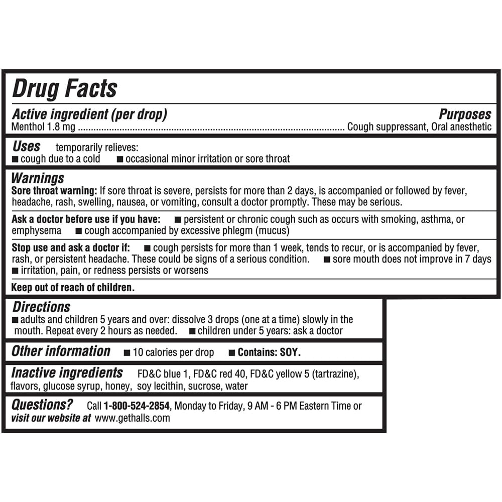 soothe-sore-throats-with-halls-honey-menthol-cough-drops---30-drops-per-bag-2