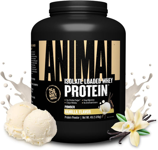 vanilla-animal-whey-isolate-protein-powder---ideal-muscle-builder-and-recovery-supplement-with-digestive-enzymes---25g-protein-low-sugar---4-lbs-for-men-women-1