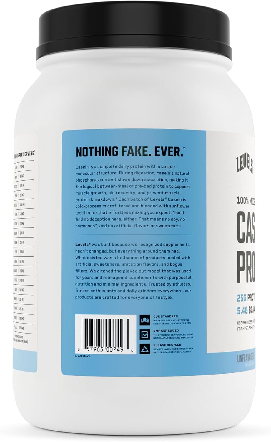 levels-nutrition-100-micellar-casein-protein-powder---hormone-free-unflavored---2lb---premium-quality-supplement-for-muscle-recovery-and-growth-7