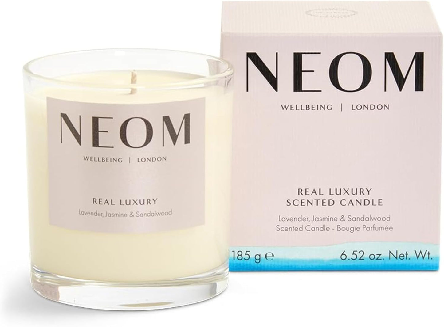 Luxury Lavender & Rosewood Scented Candle for Aromatherapy and Stress Relief with Essential Oils - Espot.com.au