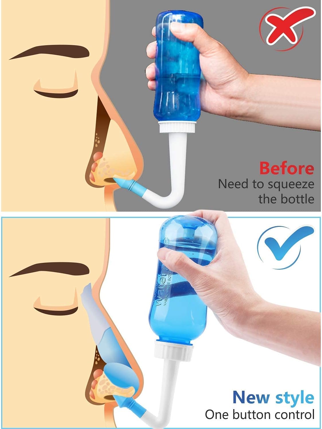 300ml-darate-neti-pot-sinus-rinse-bottle-for-adult-kid---bpa-free-nose-wash-cleaner-pressure-rinse-nasal-irrigation-with-sticker-thermometer-7