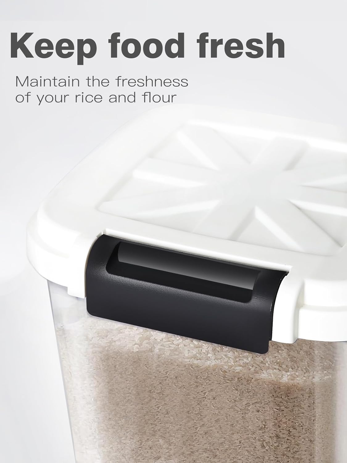 livlab-maker-rice-dispenser---50lbs-large-airtight-food-storage-container-with-lids-cereal-flour-storage-container-on-wheels---space-saving-flour-bin-and-rice-organizer-2