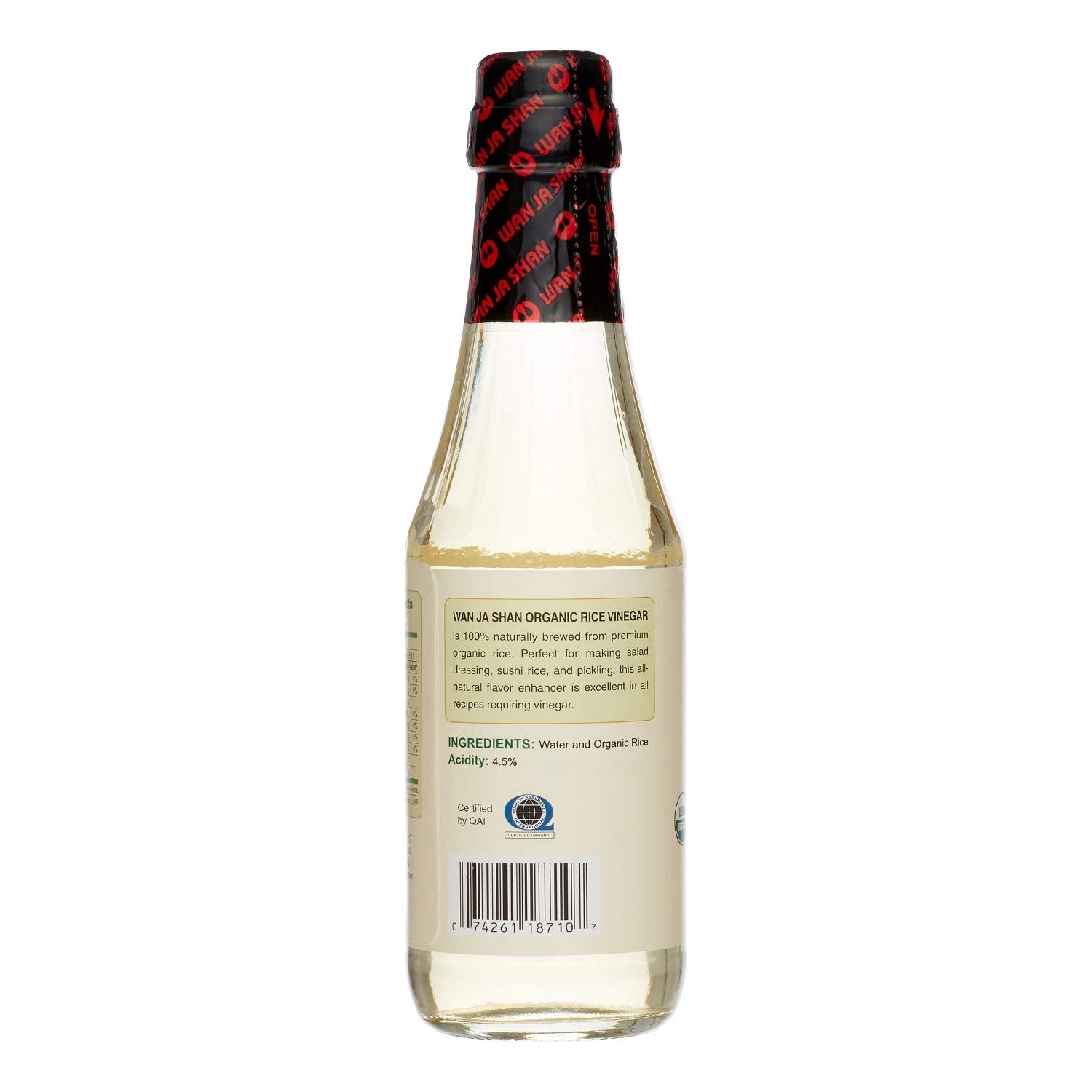 usda-certified-organic-wan-ja-shan-rice-vinegar-10oz---pack-of-2-sodium-sugar-msg-free-great-for-cooking-sushi-salad-kosher-45-acidity-organic-rice-vinegar-2