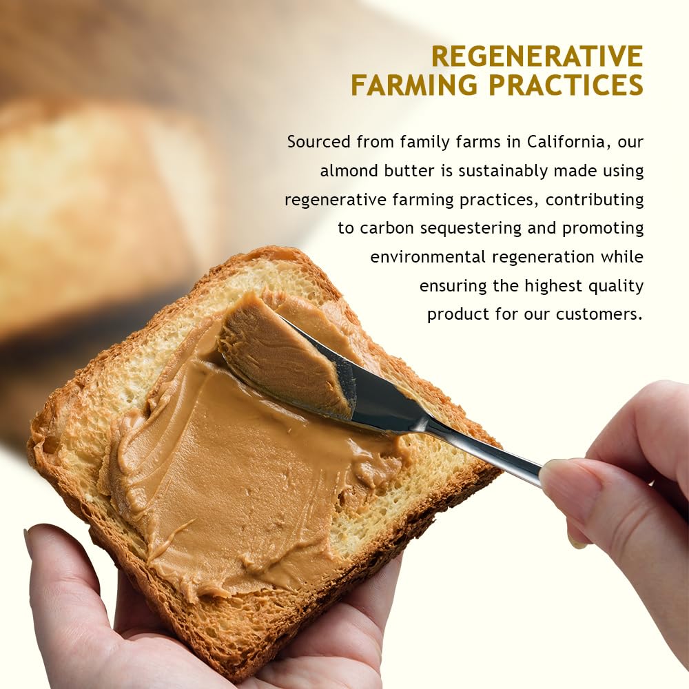 burroughs-family-farms-regenerative-organic-creamy-almond-butter---0-sodium-cholesterol---keto-paleo-vegan---16-oz-jar-4