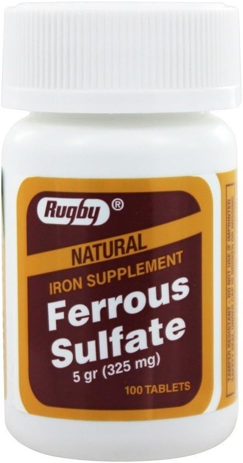 rugby-laboratories-ferrous-sulfate-325mg-tablets---pack-of-100---iron-supplement-for-anemia-and-iron-deficiency-1