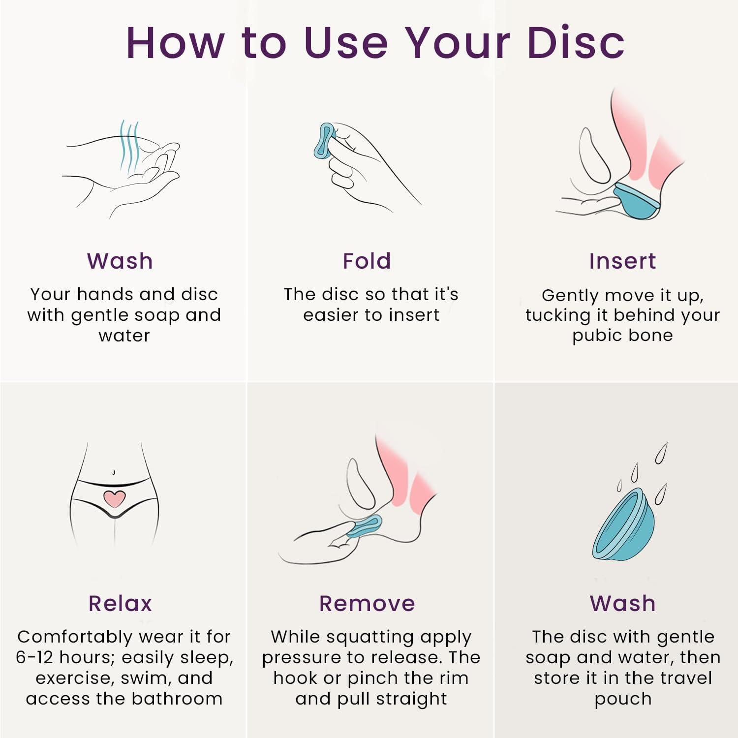 pack-of-2-ecoblossom-reusable-menstrual-discs-with-removal-string---medical-grade-silicone-period-discs-for-12-hours-of-comfort---rose-teal-3