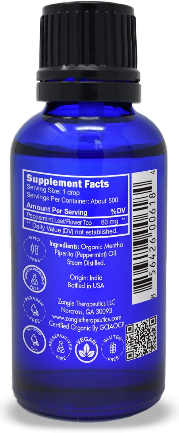 zongle-therapeutics-100-pure-organic-peppermint-essential-oil---food-grade-edible-safe-for-ingestion---for-digestion-ibs-hair---1-oz-7