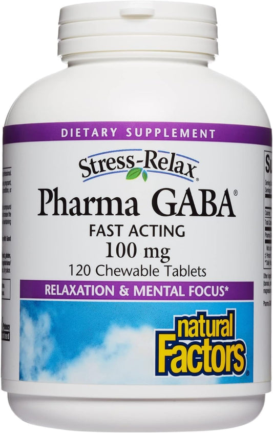 natural-factors-stress-relax-chewable-pharma-gaba-100-mg-tablets---tropical-fruit-flavor---non-drowsy-relaxation-and-focus-support---120-count-1