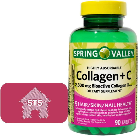 spring-valley-collagen-c-2500-mg-bioactive-collagen-capsules-90-count-with-sts-sticker---boost-skin-health-and-immunity-1