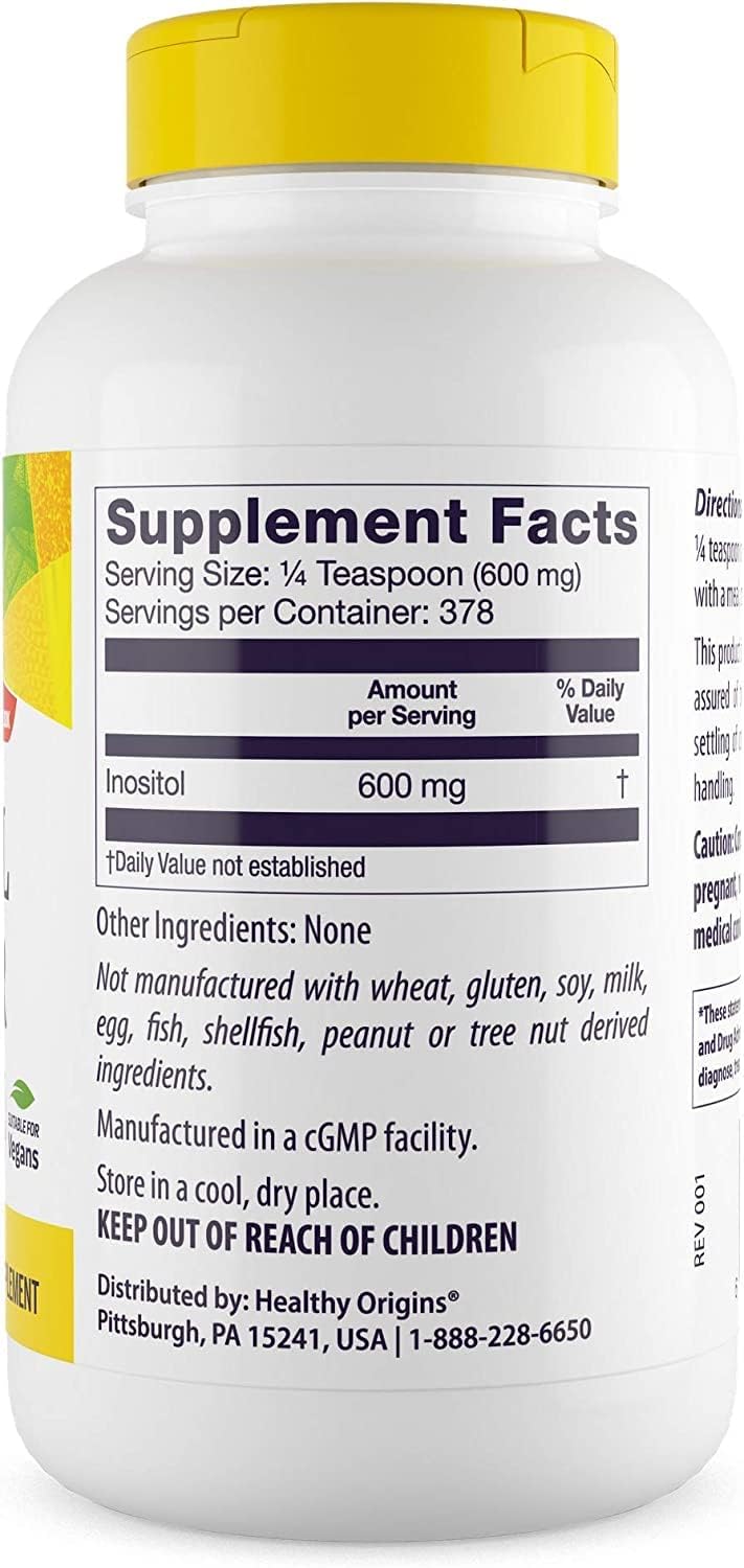 vitamin-b8-inositol-powder-for-skin-hair-nail-health---227g-vegan-supplement---gluten-free-b-complex-family-member-2