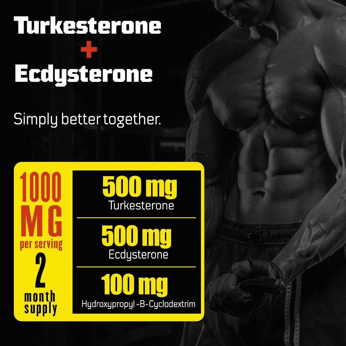 Flight Armour Turkesterone and Ecdysterone Anabolic Supplement - 2 Month Supply (120 Capsules) | Olympic Grade Tested, ISO 17025 Certified | 1000mg - 98%-95% Purity with Lab Synthesized Cyclodextrin - Espot.com.au