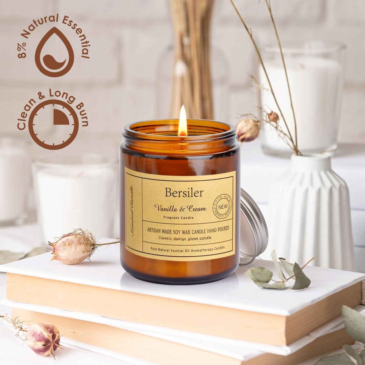 vanilla-cream-scented-soy-wax-candle-for-home-aromatherapy---stress-relief-and-relaxation-gift-for-women---7oz-candle-for-birthday-or-christmas-3