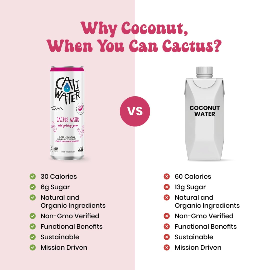 organic-cactus-water-with-prickly-pear---low-sugar-low-calorie-coconut-water-alternative---plant-based-hydration---skin-care-and-electrolyte-drink---flavored-water---12-cans-5