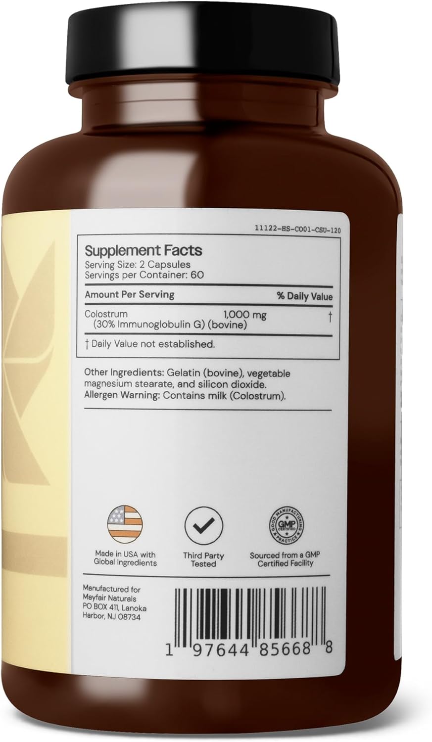 high-quality-colostrum-supplement---1000mg-120-capsules---boost-immune-system-with-30-igg---bovine-colostrum-by-mayfair-naturals-3