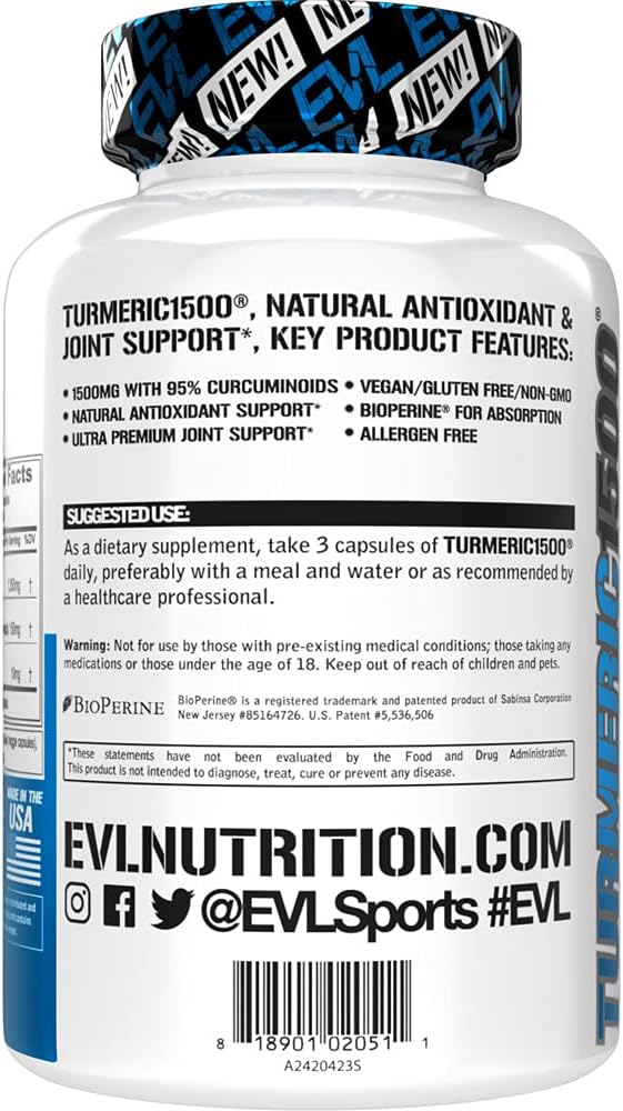 evl-turmeric-curcumin-with-bioperine-1500mg---95-curcuminoids-black-pepper-for-digestive-skin-immunity-liver-joint-support---non-gmo-vegan-supplement-3