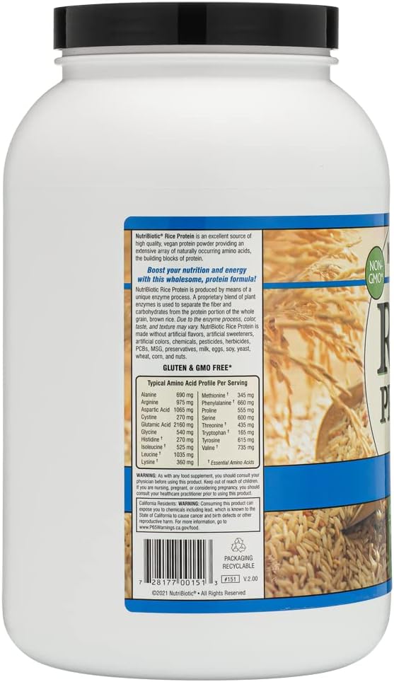 nutribiotic-plain-rice-protein-powder-3-lb---low-carb-vegan-protein-chemical-free-gmo-free-keto-friendly-digestible-2