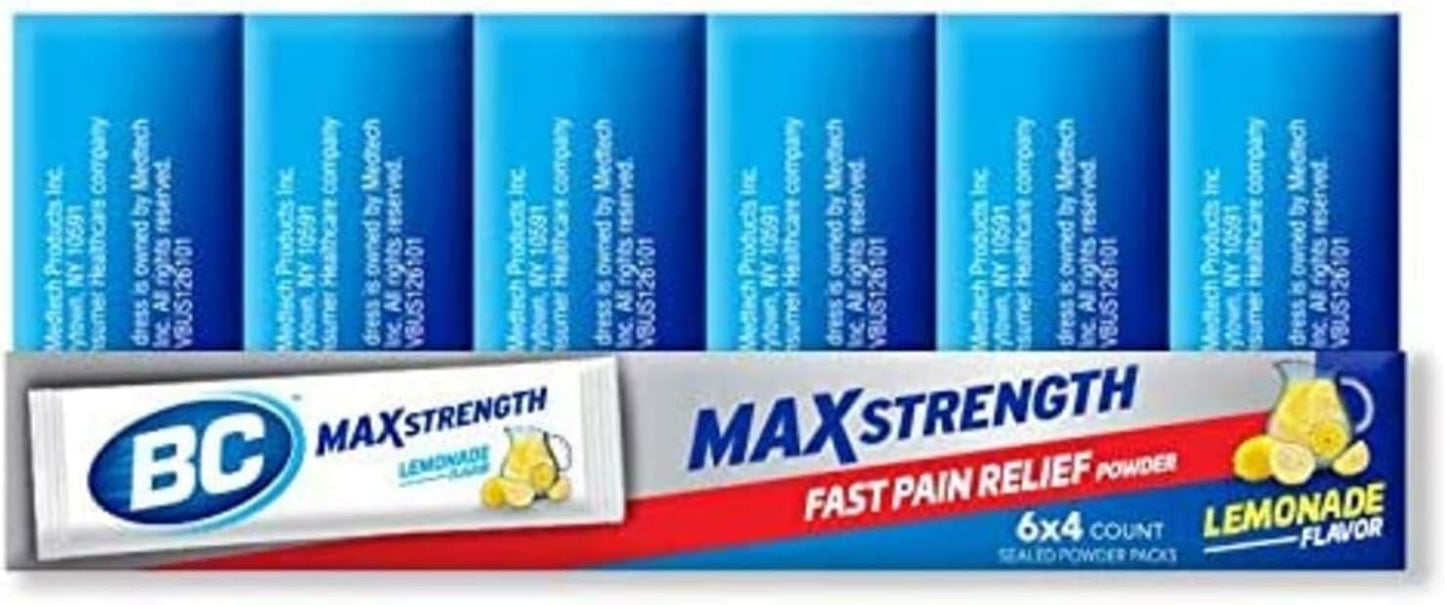 bc-max-strength-lemonade-flavor-pain-relief-powder---4-count-6-pack---aspirin-500mg-acetaminophen-500mg-dissolve-packs-9