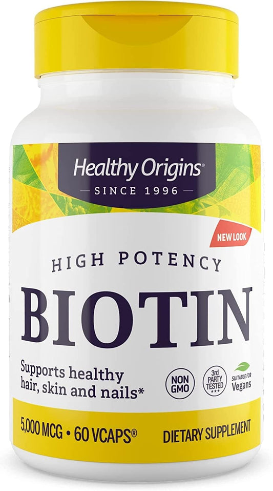 high-potency-biotin-5000-mcg-for-skin-hair-nails---vegan-non-gmo-vitamin-b7---60-capsules-1